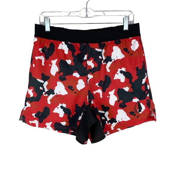 tachuntfish Other - Tachuntfish THF Athletic Shorts Red Black Camo Elastic Drawstring Waist Men’s M